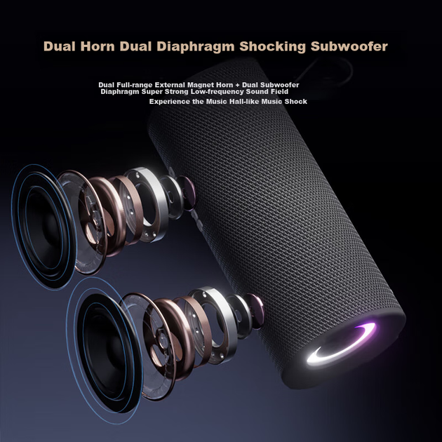 PHILIPS TAS3150 Bluetooth-колонка Портативна колонка для вулиці Баси Гучний звук Тривалий час роботи від батареї Підходить для кемпінгу, поїздок в автомобілі, їзди на велосипеді Білий - зображення 7
