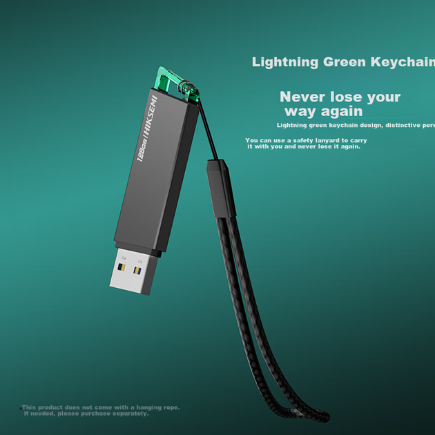 Флеш-накопичувач HIKVISION 128 ГБ USB 3.2 R33 з індикатором роботи, швидкість читання 130 МБ/с, високошвидкісний портативний USB-накопичувач, сумісний з комп'ютерами Huawei для бізнесу, офісу та загального використання - зображення 9