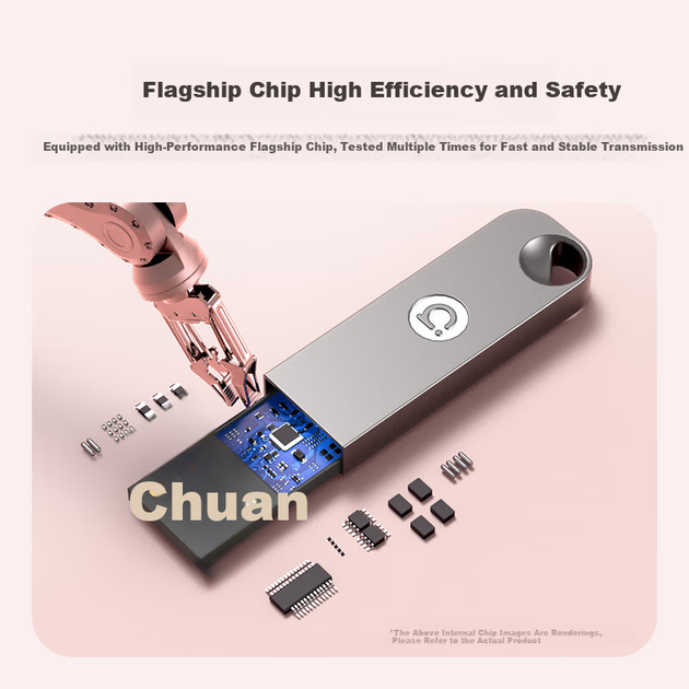 Флеш-накопичувач ASUS U200 Meteorite Gray з одним портом USB 2.0 64 ГБ, чорний - изображение 8