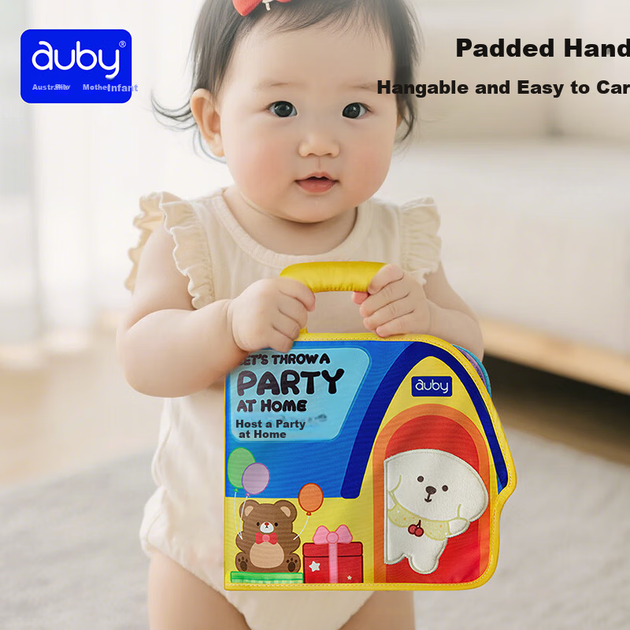 Книжка-игрушка Auby Baby развивающая Монтессори для малышей - изображение 9