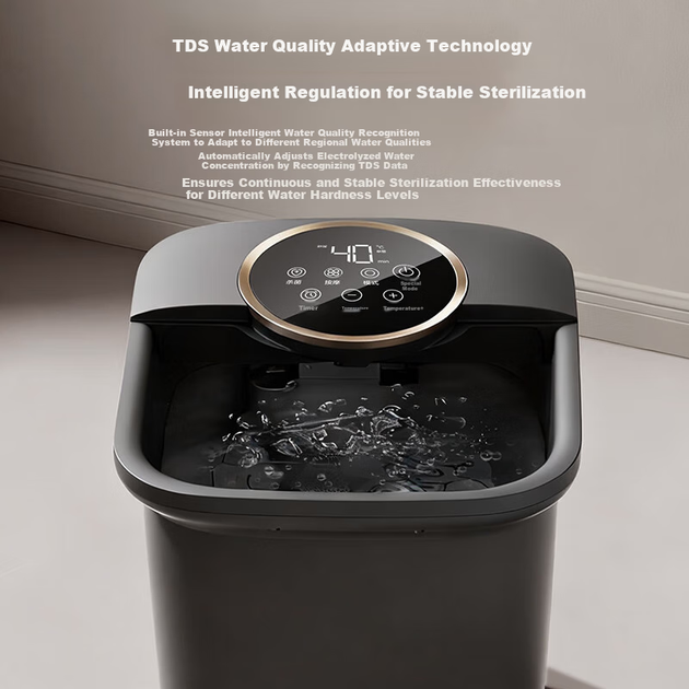 Ванночка для ног Midea с подогревом массажем автоматическая ZL312 Sea Rock Gray - изображение 5