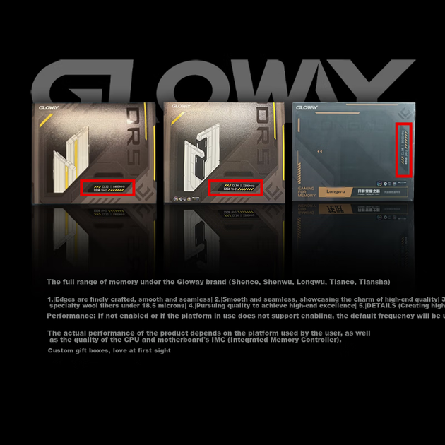 Оперативна пам'ять Gloway 8 ГБ DDR4 3200 для настільних комп'ютерів Tian Sha Heat Sink CL22 Gunmetal Gray, сумісна з Intel, AI, оновлення комп'ютера - изображение 6