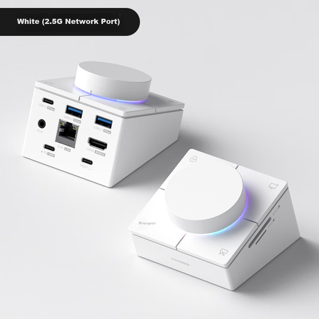 Hagibis Knob Expansion Dock Desktop Expansion Dock USB Multi-Port Adapter Type-C Converter MacBook Computer Laptop Volume Control Screen Shortcut Controller - Фото 4 Hagibis Knob Expansion Dock Desktop Expansion Dock USB Multi-Port Adapter Type-C Converter MacBook Computer Laptop Volume Control Screen Shortcut Controller - изображение 4