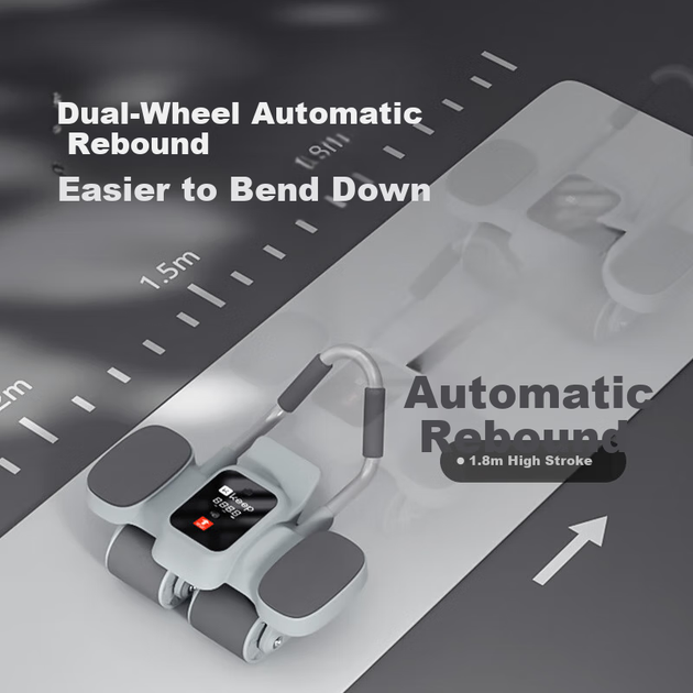 Колесо для пресса Keep Ab Wheel с автоматическим счетчиком, четырехколесное, с возвратом - изображение 7