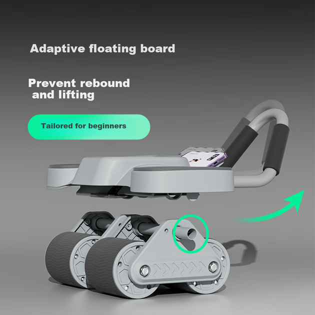 Колесо для пресса Keep Ab Wheel с автоматическим счетчиком, четырехколесное, с возвратом - изображение 8