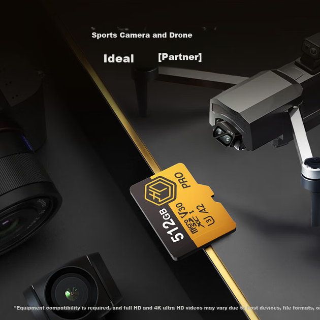 Карта пам'яті JD Gold Label Pro microSDXC 512GB UHS-I U3 V30 A2 (JZ-MicroSD JBPro) - зображення 4