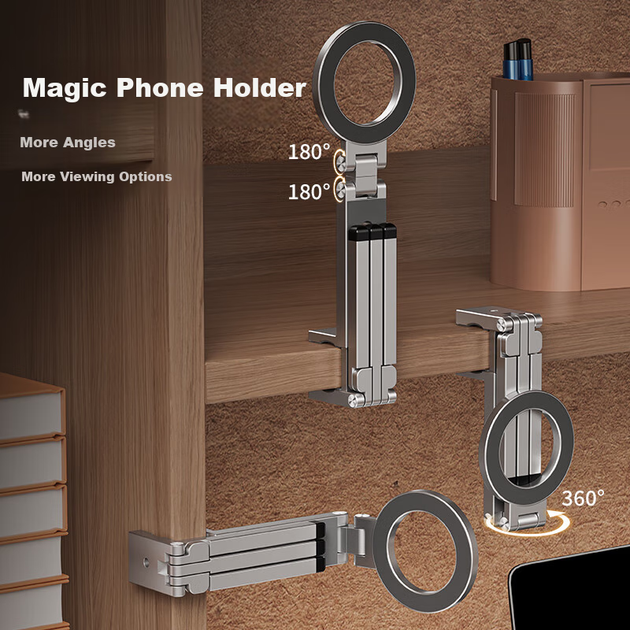 Подставка THE TREE магнитная для телефона складная поворотная MagSafe - изображение 5