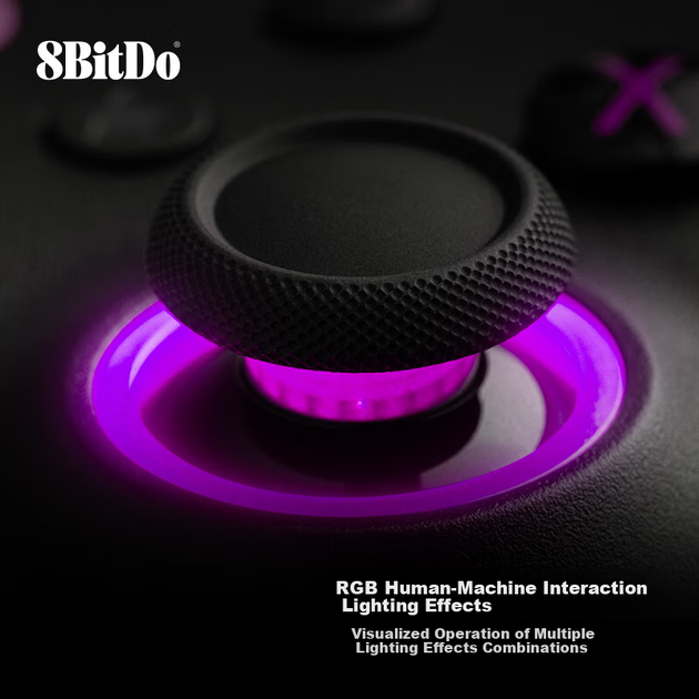 Игровой контроллер 8BitDo Orion II, джойстик TMR с двумя триггерами, тройным режимом работы, ПК, Steam, Android, Rengwang 3, Zhenqu Zero, Monster Hunter: World, Black Myth. - зображення 7