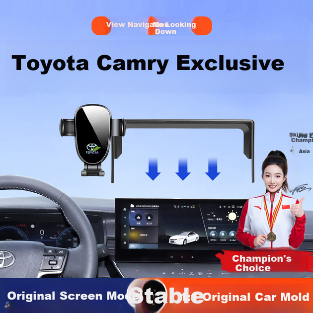Держатель Zhicheng для телефона Toyota Camry 9 поколения - Фото 4 Держатель Zhicheng для телефона Toyota Camry 9 поколения - изображение 4