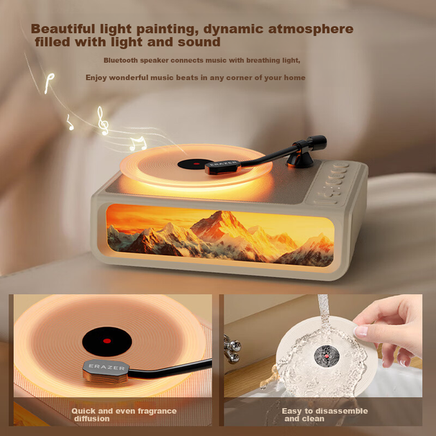 Аромадифузор Lenovo Ecosystem Brand Yinengzhe Music Box Sleep Speaker, високоякісний Bluetooth-колонка, програвач, романтична атмосфера для дівчини чи найкращого друга, практичний та високоякісний пам'ятний подарунок на день народження - зображення 9