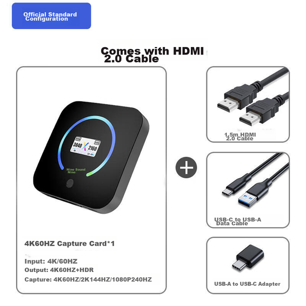 Карта захвата видео Jiuyinjiushi UX20 High-Definition HDMI для PS5/iPad, планшетов/смартфонов/Switch, камер, видеокамер, беззеркальных камер, игр, прямых трансляций, записи рекламных роликов, RGB/HD - Фото 4 Карта захвата видео Jiuyinjiushi UX20 High-Definition HDMI для PS5/iPad, планшетов/смартфонов/Switch, камер, видеокамер, беззеркальных камер, игр, прямых трансляций, записи рекламных роликов, RGB/HD - изображение 4