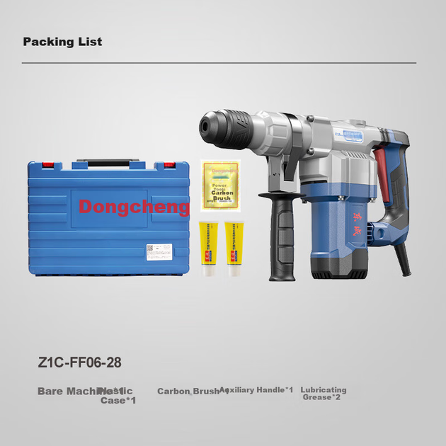 Перфоратор Dongcheng Z1C-FF06 1200Вт для бетона, с амортизацией - изображение 4