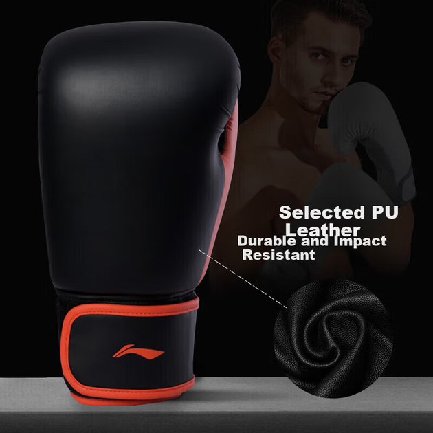 Рукавички боксерські Li-Ning для дорослих, для саньда та груші, чоловічі/жіночі - зображення 9