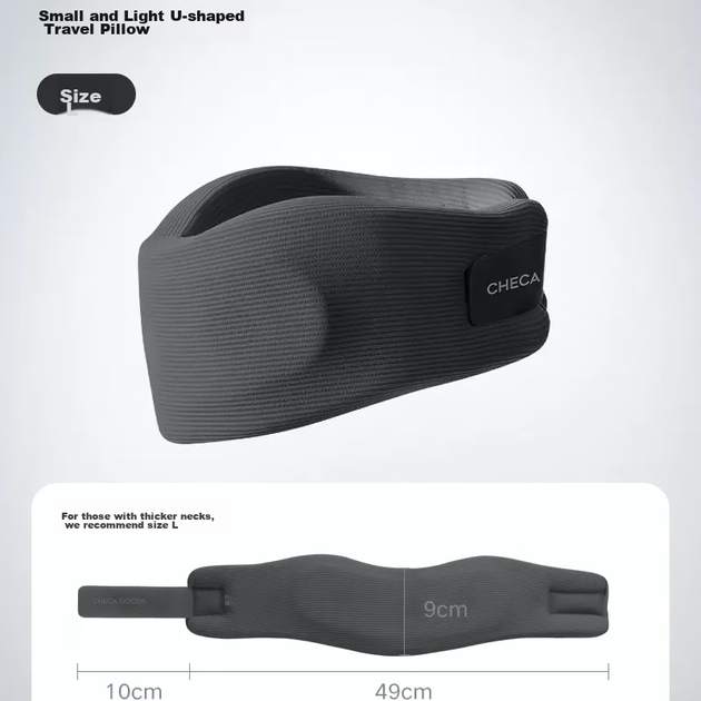 Подушка для шиї U-подібної форми від CHECA GOODS, подушка для підтримки шийного відділу хребта, офісна подушка для фіксації голови проти опускання голови, подушка для шиї, U-подібна подушка. - Фото 8 Подушка для шиї U-подібної форми від CHECA GOODS, подушка для підтримки шийного відділу хребта, офісна подушка для фіксації голови проти опускання голови, подушка для шиї, U-подібна подушка. - зображення 8