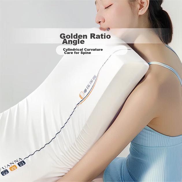 Подушка FUANNA ортопедична для шиї, memory foam, 70x42x10см, подарункова - зображення 5