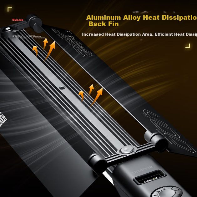 Комплект ручного светодиодного фонаря Sidande Flowing Light B400 Stick Light с двумя батареями, мощностью 25 Вт, для фотосъемки, портативный светодиодный фонарь RGB с регулируемой цветовой температурой, профессиональное освещение для уличной съемки. - зображення 7
