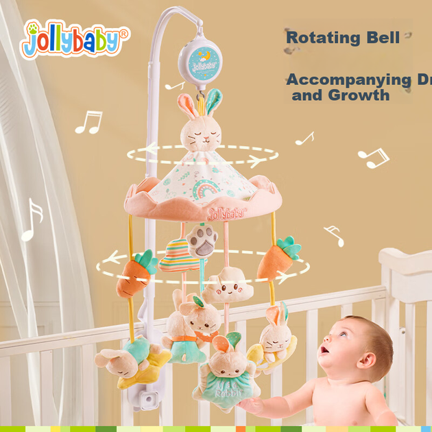 Мобіль Jollybaby для ліжечка музичний підвісний кролик - зображення 4