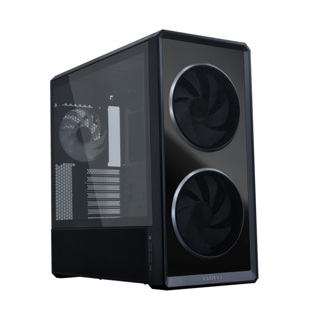 Игровой корпус LIANLI L217 INF Infinity Mirror Edition Mid-Tower, черный, с поддержкой двух блоков питания и задней панелью для материнских плат EATX. - изображение 8