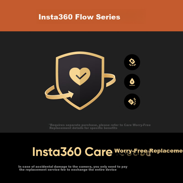 Insta360 Insta360Flow 2 Pro Care: Гарантия замены без лишних хлопот (физическая карта) - Фото 3 Insta360 Insta360Flow 2 Pro Care: Гарантия замены без лишних хлопот (физическая карта) - зображення 3