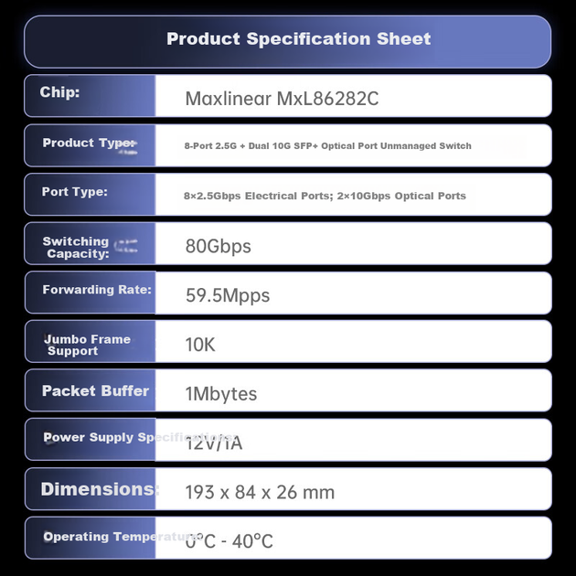 Коммутатор ASUS QG-U1080 8x2.5GE LAN/2xSFP+ - изображение 10