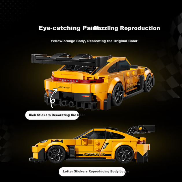 Конструктор LEGO «Гонки» 77239 «Суперкар Porsche 911» — игрушка для детей, мальчиков и девочек, подарок на День матери. - изображение 6