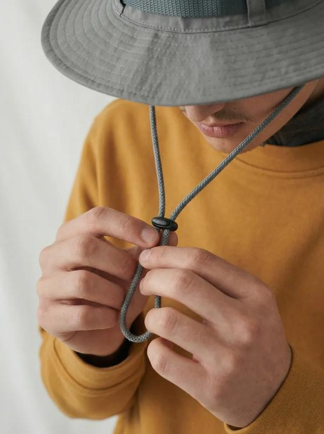 Панама Patagonia колір сірий, розмір універсальний (об'єм голови 56-60 см) - изображение 5
