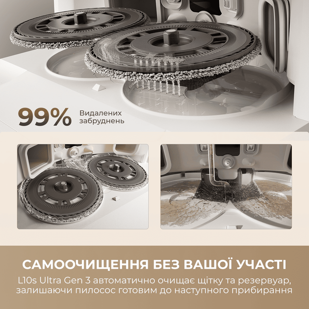 Робот-пылесос моющий Dreame Bot L10s Ultra Gen 3 Black - Фото 9 Робот-пылесос моющий Dreame Bot L10s Ultra Gen 3 Black - изображение 9