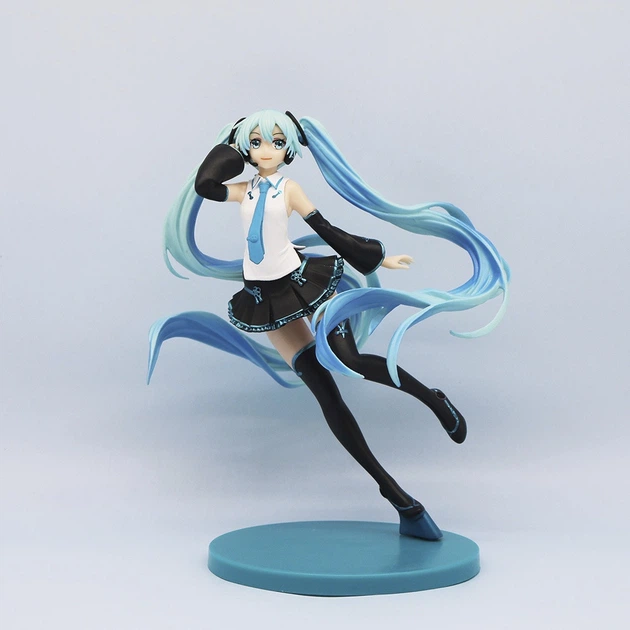 Фигурка Хацуне Мику Miku Hatsune Miku Hatsune Vocaloid с подставкой съемные волосы 20 см Разноцветный (28262) - изображение 5