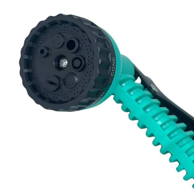 Шланг для полива Helen Garden Tool с катушкой и распылителем 15 м Зеленый - изображение 3
