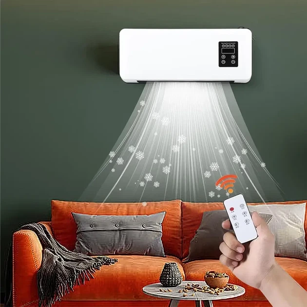 Кондиционер настенный зима-лето 800W Alfarid Wall Air Cooler Белый - изображение 10
