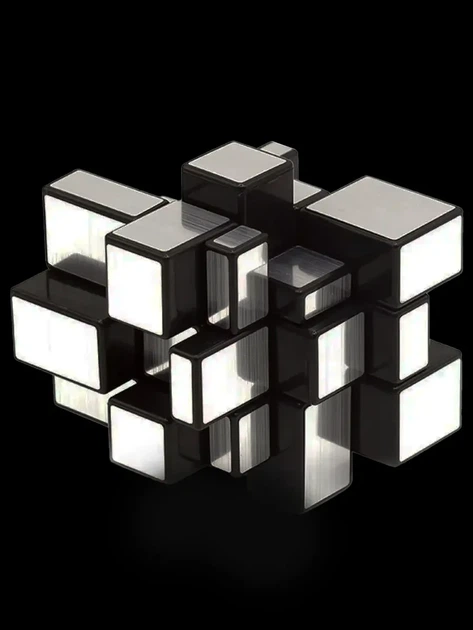 Головоломка Дзеркальний кубик 3x3 MoYu MeiLong Mirror Cube Сріблястий - зображення 4