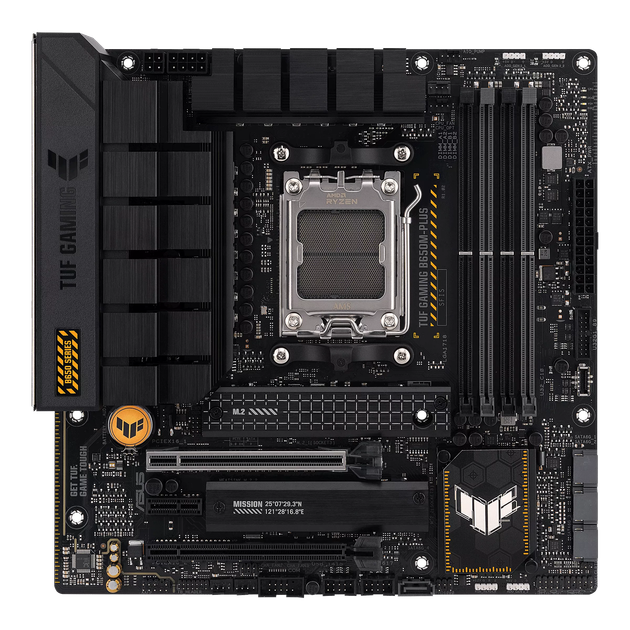 Материнська плата Asus B650M-Plus TUF Gaming Socket AM5 (TUF GAMING B650M-PLUS) - Фото 1 Материнська плата Asus B650M-Plus TUF Gaming Socket AM5 (TUF GAMING B650M-PLUS) - изображение 1