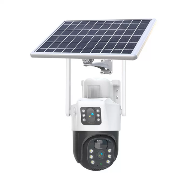 Уличная камера видеонаблюдения с двумя линзами 4G, V36-4G SOLAR / Вайфай камера от солнечной панели - Фото 1 Уличная камера видеонаблюдения с двумя линзами 4G, V36-4G SOLAR / Вайфай камера от солнечной панели - изображение 1