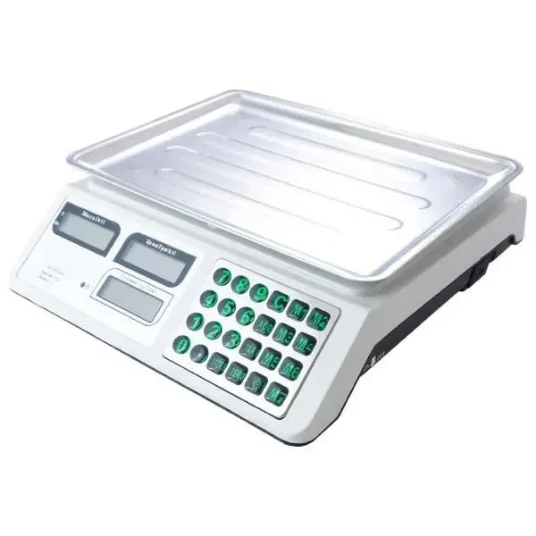 Весы торговые Crownberg CB-5006 до 50 кг электронные с аккумулятором 6V платформа из нержавейки - Фото 2 Весы торговые Crownberg CB-5006 до 50 кг электронные с аккумулятором 6V платформа из нержавейки - изображение 2