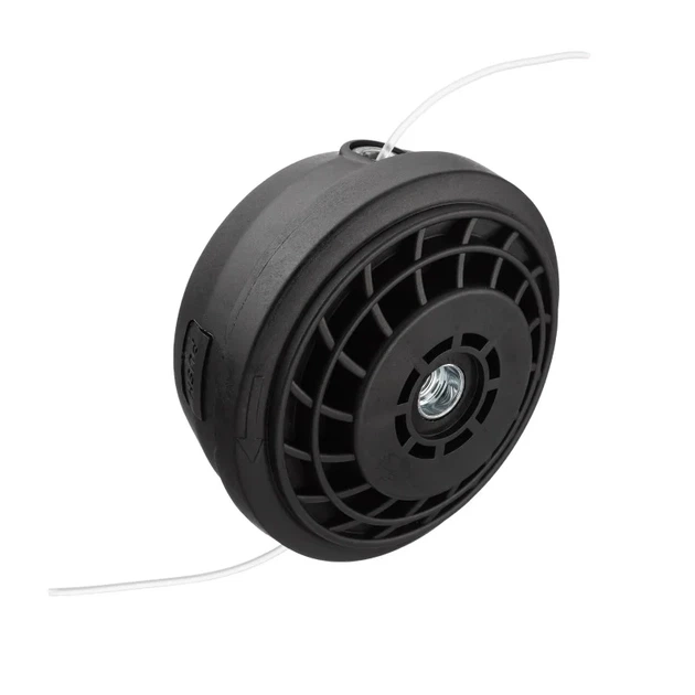 Катушка для триммера M10x1,25, диаметр жилки max 3.0mm, металлическая кнопка "POLAX" 70-094 - изображение 2