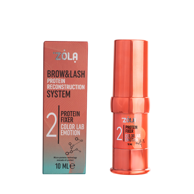 Zola Color lab Emotion Состав для ламинирования бровей и ресниц 02 PROTEIN FIXER - Фото 1 Zola Color lab Emotion Состав для ламинирования бровей и ресниц 02 PROTEIN FIXER - изображение 1