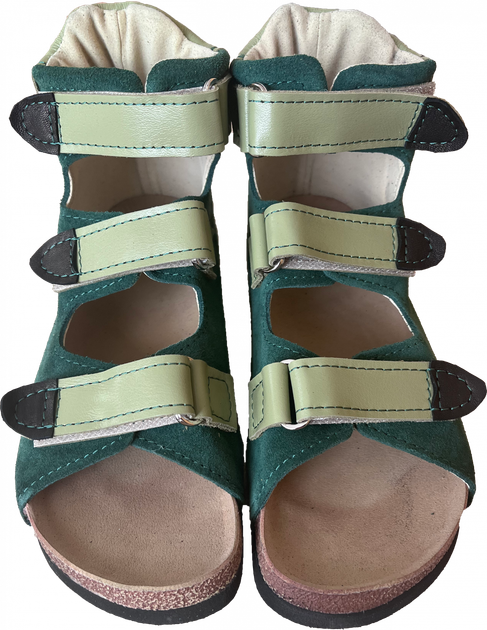 Ортопедичні сандалії FootCare, FC-112, колір зелений, розмір 32 - зображення 2