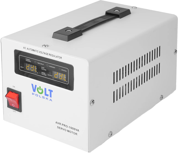 Stabilizator napięcia Volt AVR PRO 1000VA 3% (5903293765975) - Zdjęcie 1 Stabilizator napięcia Volt AVR PRO 1000VA 3% (5903293765975) - obraz 1