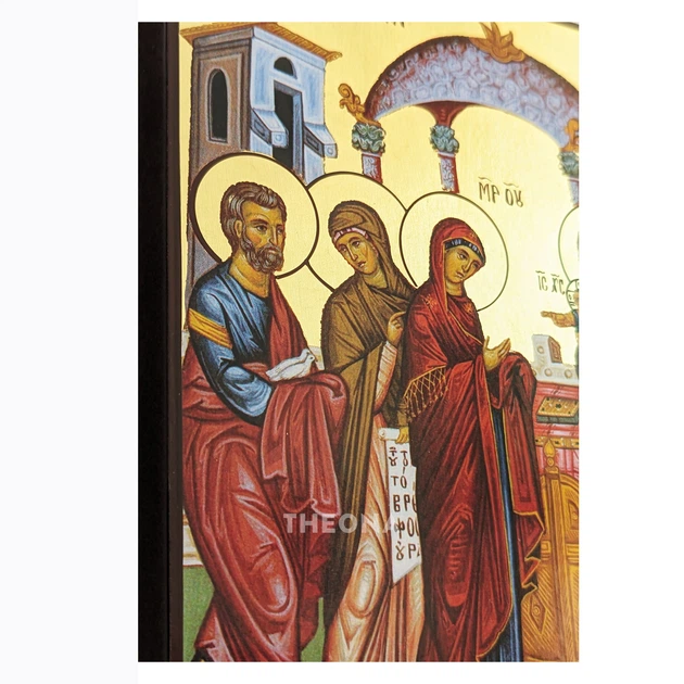 Икона Сретение Господне 14 × 19 см - изображение 3