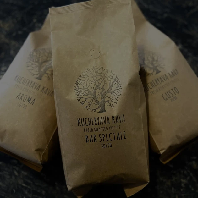 Дегустаційні набори Kucheryava Kava 1кг Aroma+1кг Bar Speciale та 500г Gusto у подарунок 2,5кг (B002 m) - зображення 2