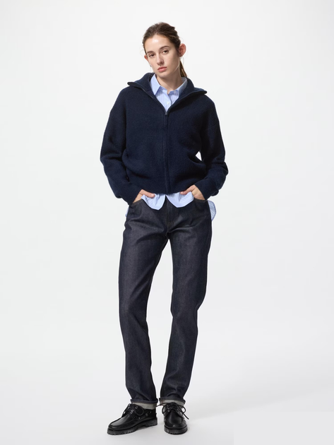 Кардиган Uniqlo розмір XS темно синій (69) (480490) - изображение 2