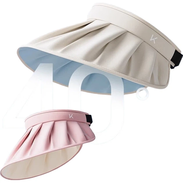 Солнцезащитная шляпа Keep Sun Protection Hat, для активного отдыха [защита от УФ-излучения], летняя широкополая шляпа для походов, цвет Moon White. - изображение 3