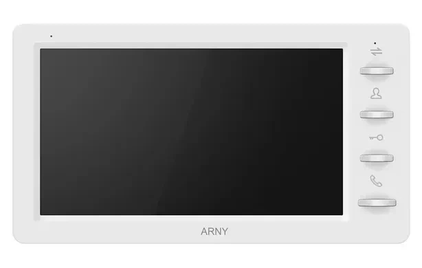 Мультиформатный комплект видеодомофона ARNY AVD-7008FHD (AVD-708 2Мп + AVP-05 2Мп) White + Brown - Фото 2 Мультиформатный комплект видеодомофона ARNY AVD-7008FHD (AVD-708 2Мп + AVP-05 2Мп) White + Brown - изображение 2