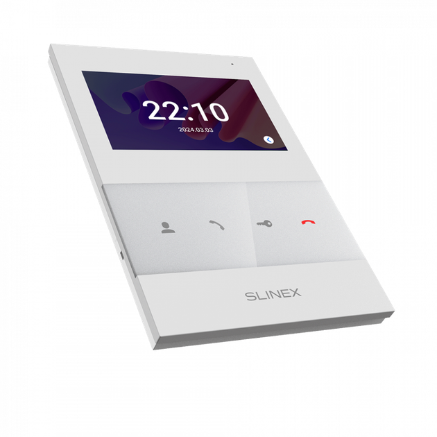 Комплект видеодомофона Slinex ML-16HD(Black)+SQ-04M(White) - изображение 3