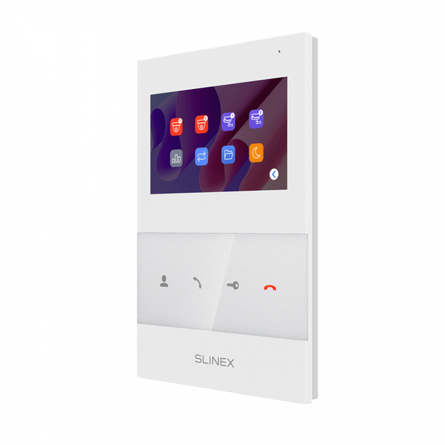 Комплект видеодомофона Slinex ML-16HD(Black)+SQ-04M(White) - изображение 4