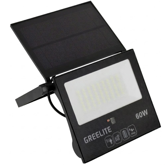 Прожектор уличный на солнечной батарее Greelite JX-60 60W с пультом (9022) - изображение 8