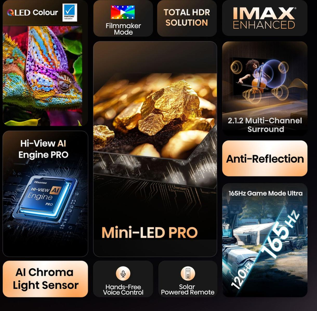 Телевизор HISENSE - 55U7Q PRO - изображение 4