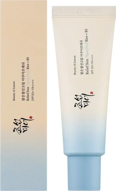 Солнцезащитный крем Beauty Of Joseon Relief Sun Aqua-Fresh Rice + B5 SPF50+ PA++++ Facial Sunscreen 50 ml. - изображение 4