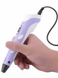 3D ручка з LCD дисплеєм Pen 2 3D принтер для малювання ФІОЛЕТОВА - изображение 2