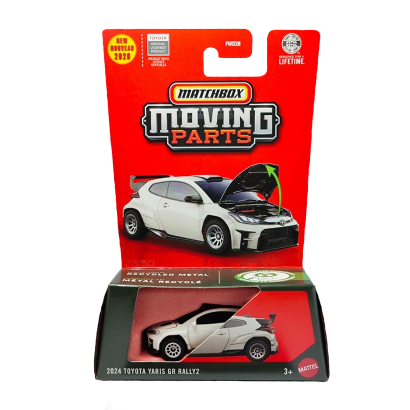 Тематическая Машинка Matchbox 2024 Toyota Yaris GR Rally2 Moving